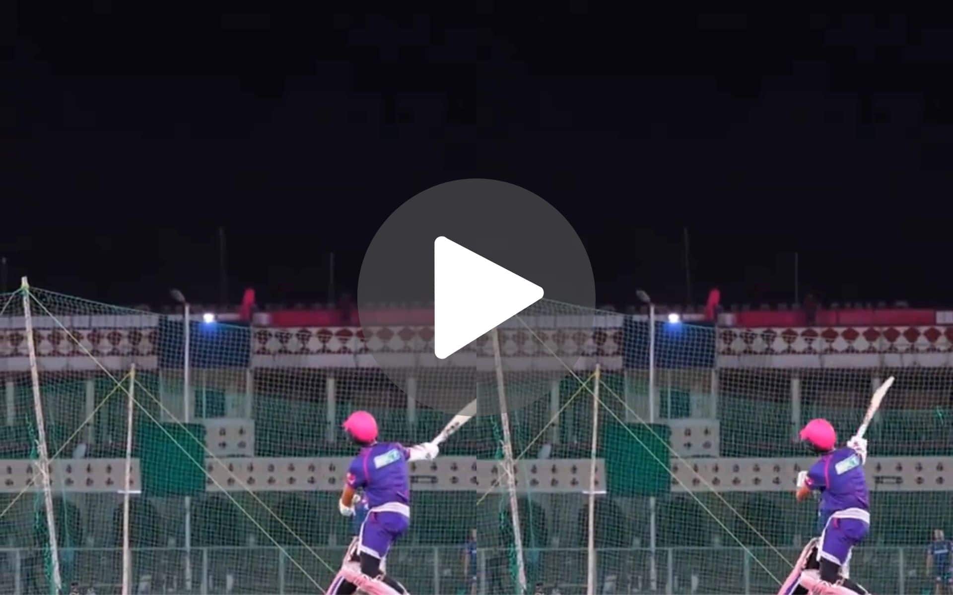 [Watch] Yashasvi Jaiswal Practicing One-Handed Sixes Ahead of IPL 2024